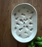 Ceramic oval acorn soap holder - Image 5