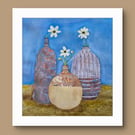 "I picked some flowers" an original floral collage