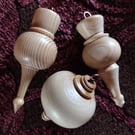 Hand Crafted Tree Ornaments ...  Made from reclaimed spruce     (Small Tree)
