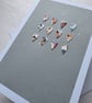 Liberty Print Fabric Hearts Card (mini hearts) - Image 8