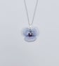 Pressed Real Pansy Pendant Necklace - Image 3
