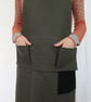 Utimate Makers Apron for Artists, Potters and Craftspeople with Split Leg - Image 2
