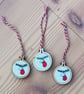 Mini Embroidery Hoop with Christmas Stocking - Image 4