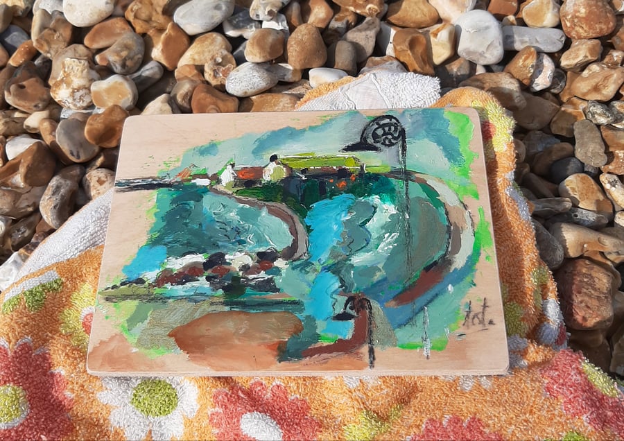 Lymeregis coastal painting 