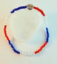 Sparkly Red, White & Blue Coronation Bracelet - Free UK Delivery - Image 8