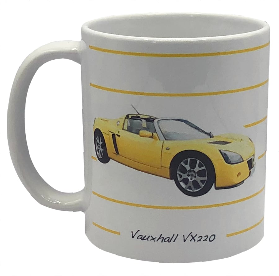 Vauxhall VX220 2006 - 11oz Ceramic Mug - Plain or Design with Lines