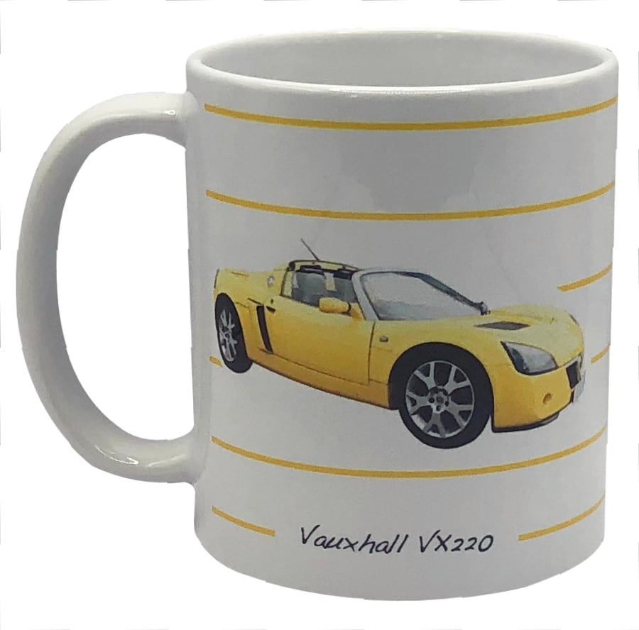 Vauxhall VX220 2006 - 11oz Ceramic Mug - Plain or Stripy Design