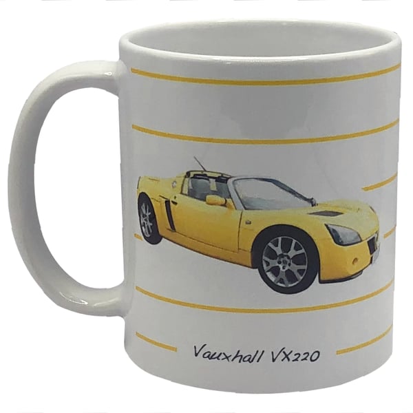 Vauxhall VX220 2006 - 11oz Ceramic Mug - Plain or Stripy Design