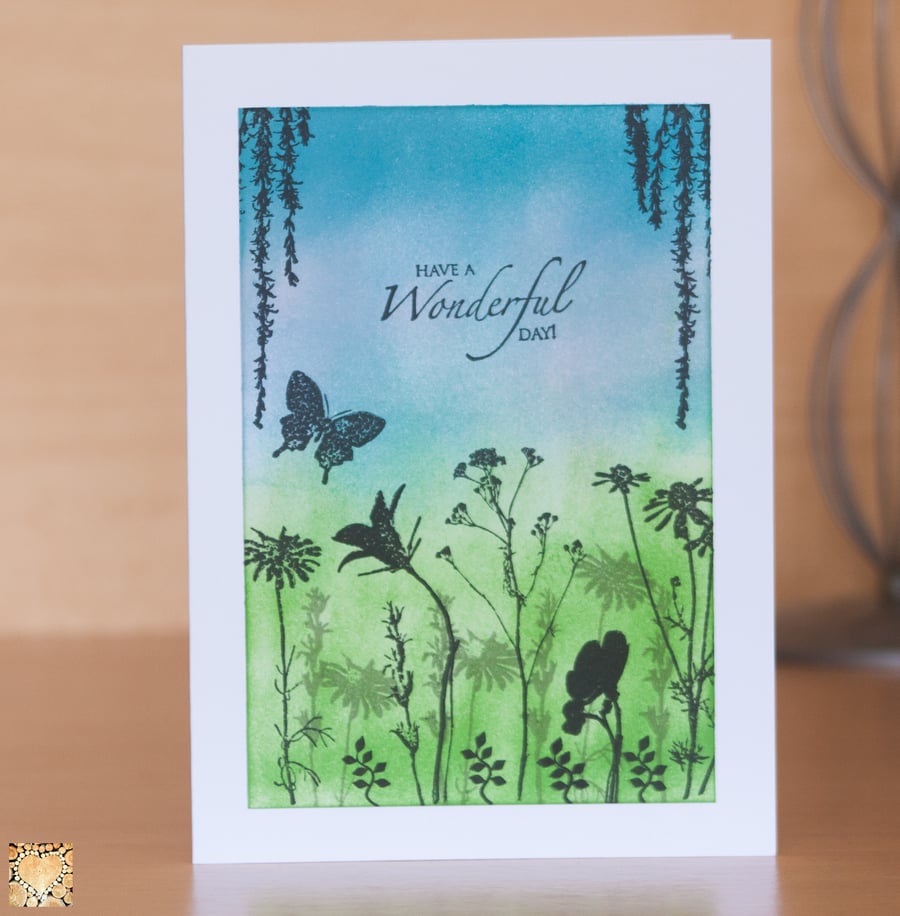 Wonderful Day handmade card