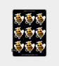 Funny Vinyl Sticker Sheet For Adults - Cute Queen Bee - Image 1