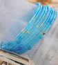 Turquoise seed bead wrap (memory wire) Bracelet - Image 4