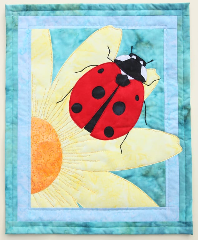 Ladybird Art Quilt Pattern
