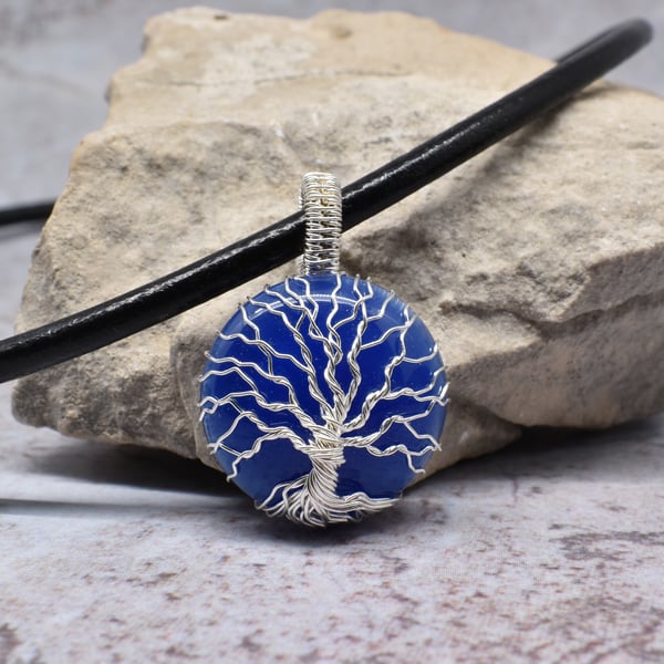 Blue Onyx Tree of Life