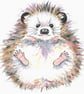 Cute Hedgehog original OOAK painting - Image 3