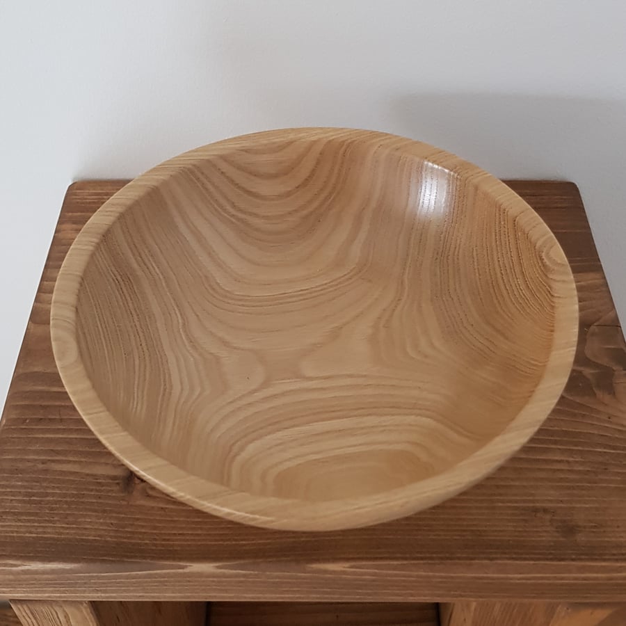 A set of three Hand Made English Ash Bowls Bundle 2