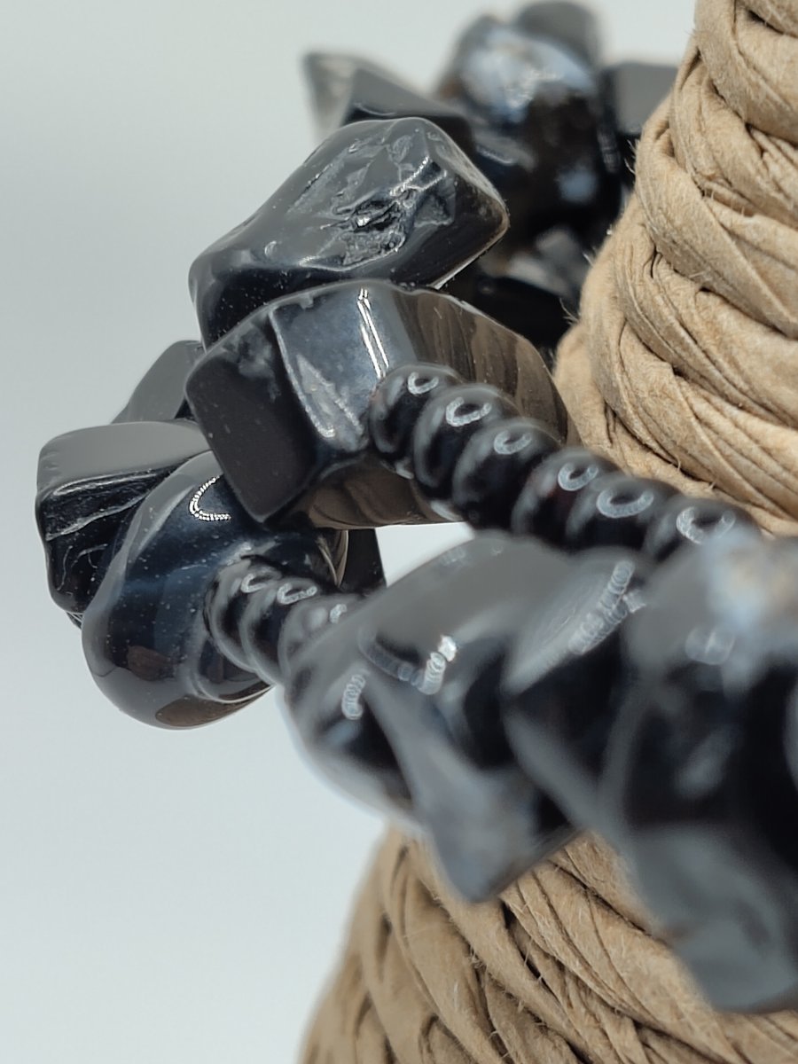 'Goth Kore'. Sardonyx Stone Bracelet by BDS.