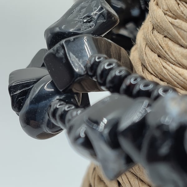 'Goth Kore'. Sardonyx Stone Bracelet by BDS.