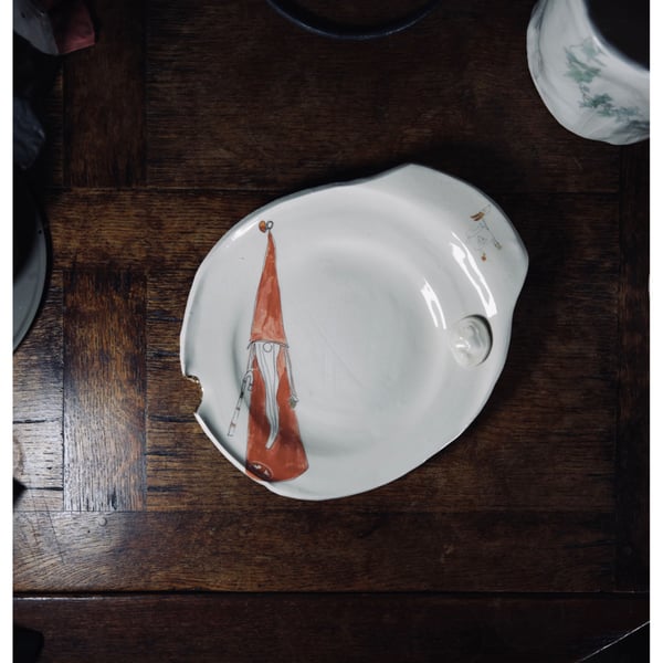 The metal Santa - Medium Plate - Christmas Series