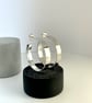 Silver Hoop Earrings - Sterling Silver 5mm Wide Plain-Smooth - Sizes 25-50mm - Image 2
