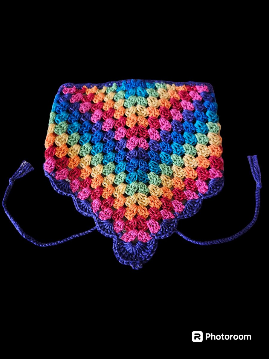 crochet bandana toddler 1-2 years