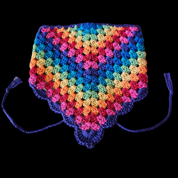 crochet bandana toddler 1-2 years