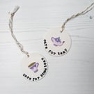 Bridgerton inspired Wisteria Teacup or Teapot decoration PERSONALIS YOUR WORDING