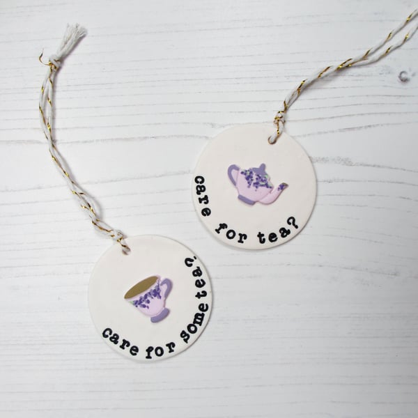 Bridgerton inspired Wisteria Teacup or Teapot decoration PERSONALIS YOUR WORDING
