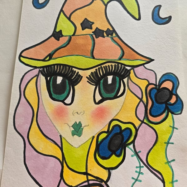 Fairy Witch Drawing 