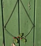 Stained Glass Holly Wreath, Christmas Wreath, Christmas Door Decoration  - Image 4
