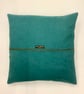 Green Small Fern linen cushion cover - Image 3