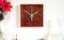 Square Wood Wall Clocks