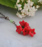 Poppy flower necklace - Image 1
