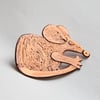 Mouse or rat brooch