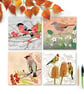 British Birds Autumn Collection - pack of four cards - Image 1