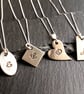 Personalized initial necklaces, letter necklaces - Image 2