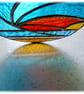 Sunset Waves Suncatcher Stained Glass 020 Handmade Art Gift - Image 3