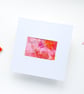 Pink Abstract mixed media PAINTING from everyday objects - Image 6