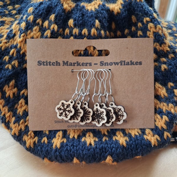 Snowflake Stitch Markers