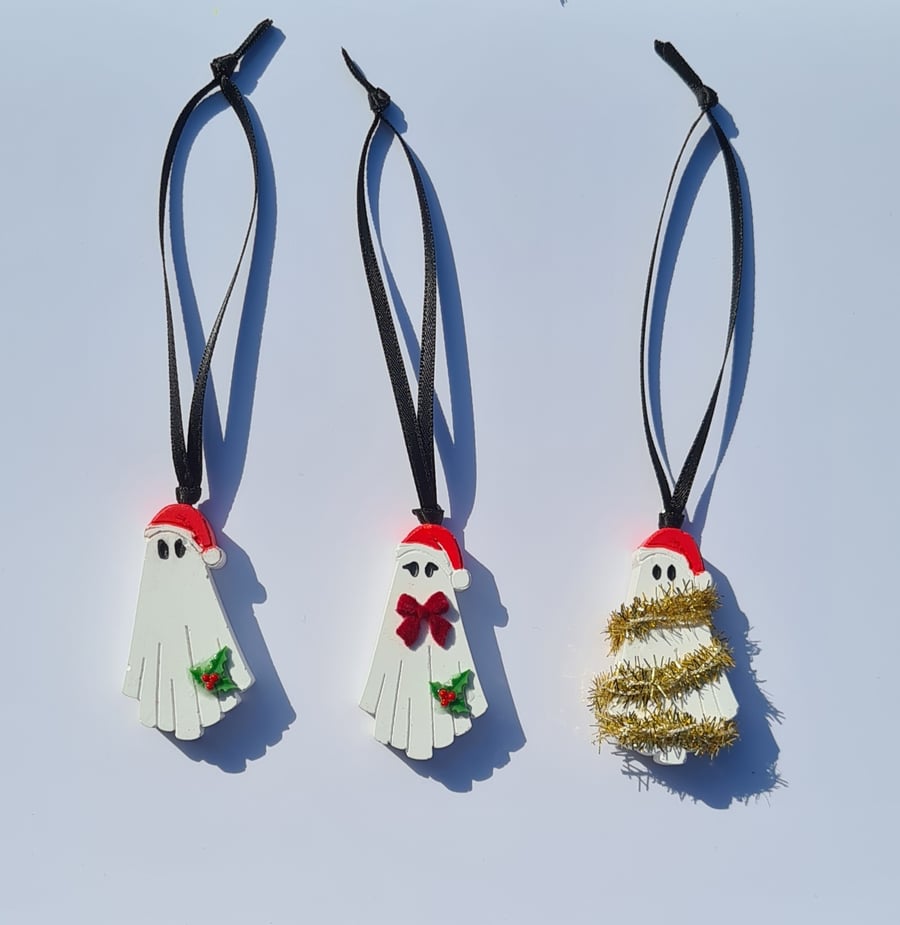 Festive Spirits  - Decorated Trio - Set C - Hanging Decorations 