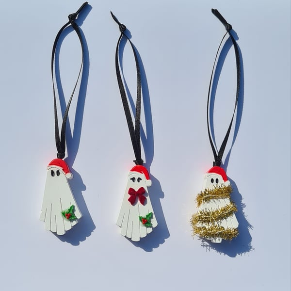 Festive Spirits  - Decorated Trio - Set C - Hanging Decorations 