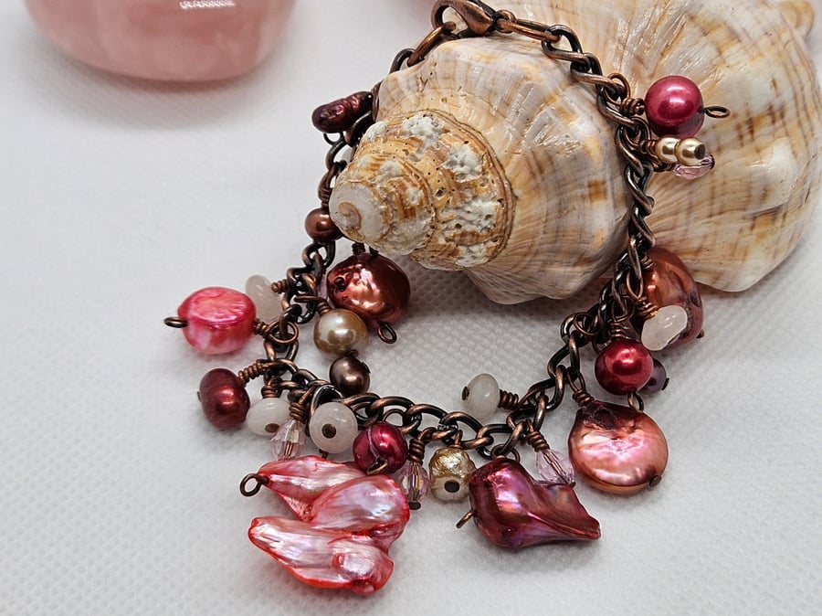 Pearl Charm Bracelet