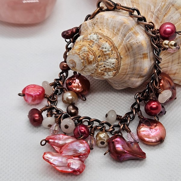 Pearl Charm Bracelet