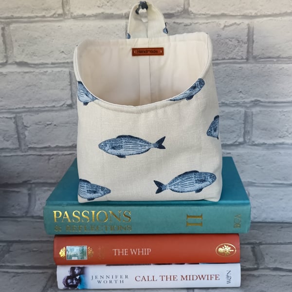 Fabric pod storage, fabric basket  fabric holdall