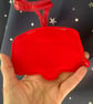 Christmas Decoration Red Caravan Happy Holidays - Image 5