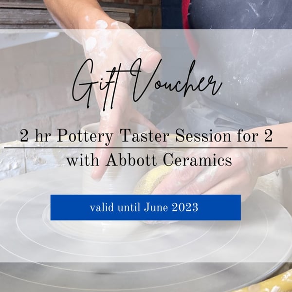 Pottery Experience Voucher for 2 ( digital voucher)