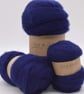 Carded Corriedale Royal Blue  - Image 1
