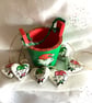 Christmas gnomes and a Christmas gnome pot