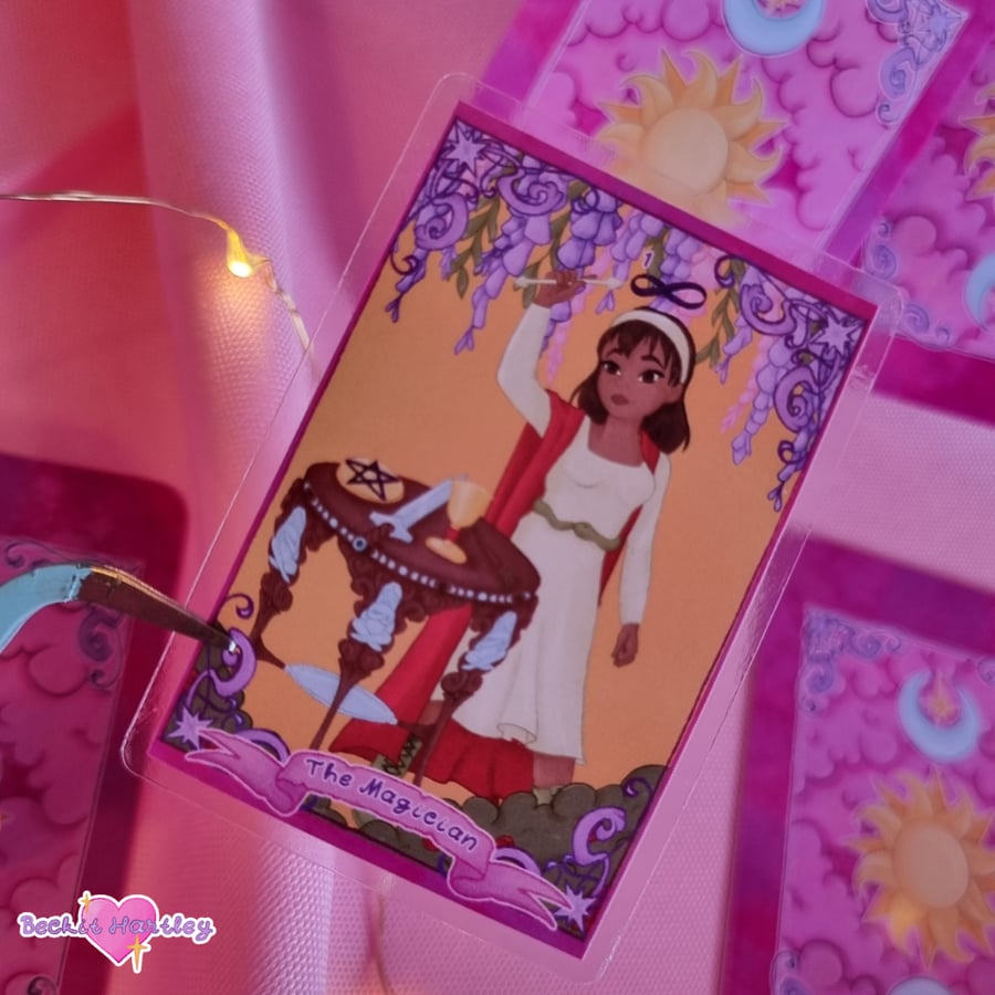 The Major Arcana - The Magician Clear Sticker - Die Cut Clear Stickers