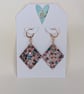 Diamond Shaped Resin Earrings