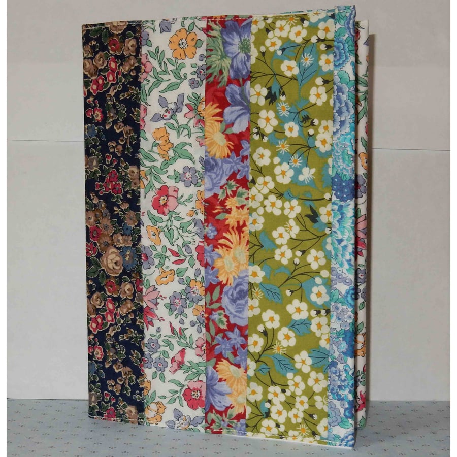 Notebook - Liberty print patchwork floral